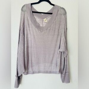 We the free over sized knit sweater